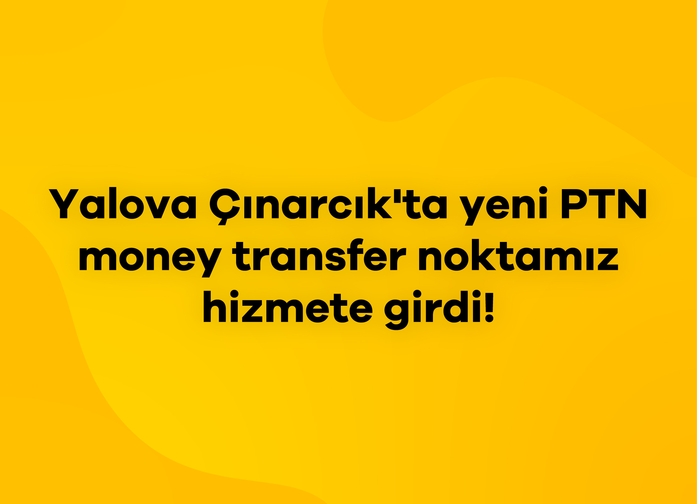 Yalova Çınarcık'ta PTN Noktası Hizmete Girdi